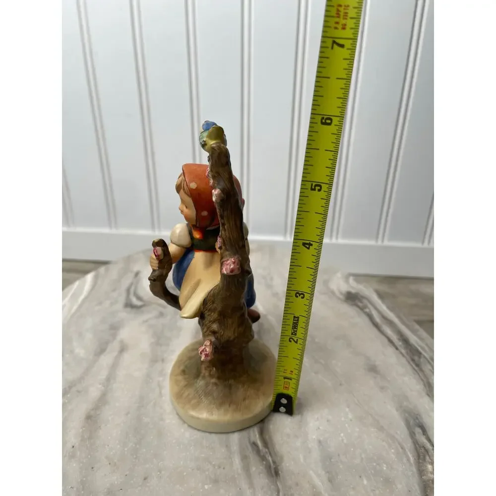 Goebel Hummel Apple Tree Girl 141/1 Figurine Vintage TMK-3 Stylized Bee 6